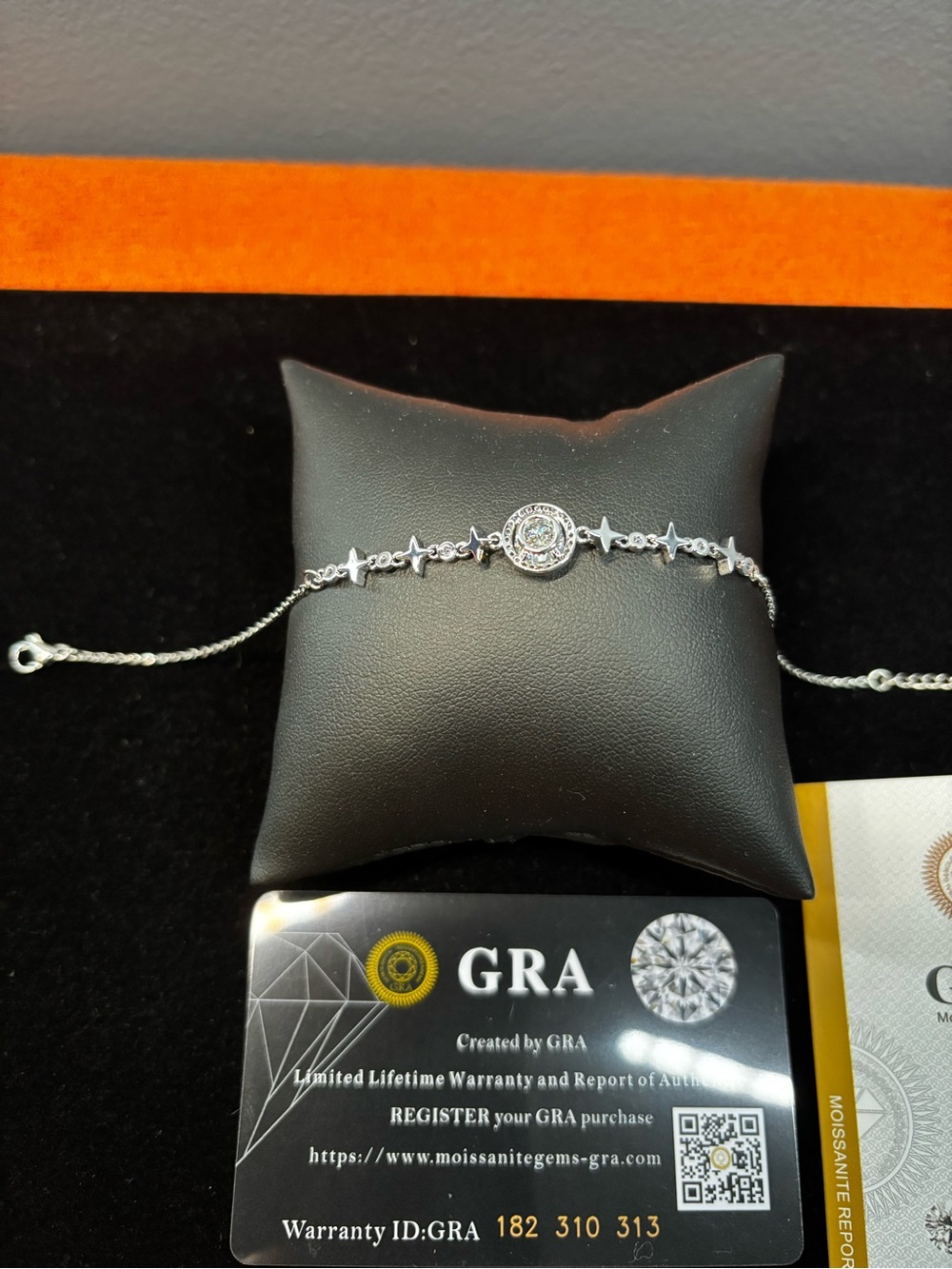 Silver Plated Round Halo Bracelet